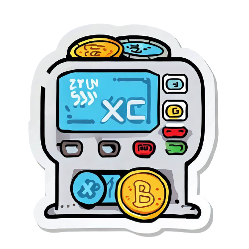 coin exchange sticker